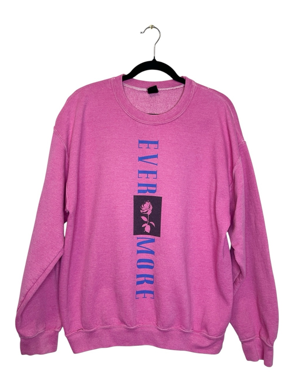 Urban Outfitters Evermore Taylor Swift Album Pink Sweatshirt size Large